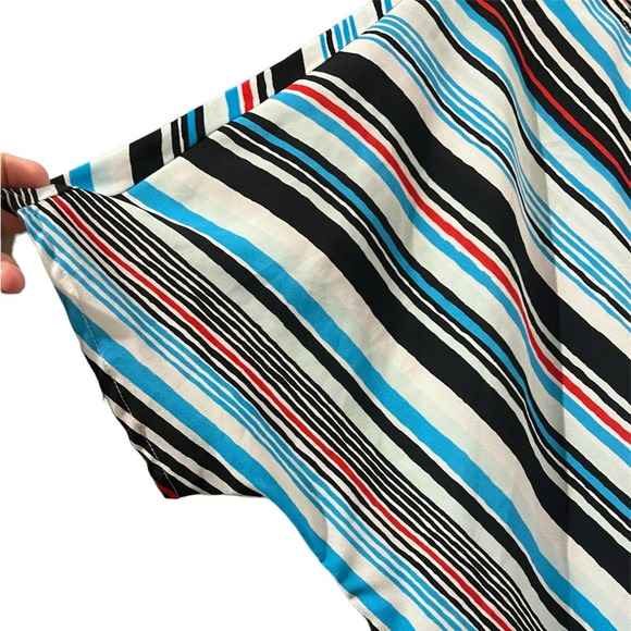 Jones NewYork size large oversized top with stripes, lightweight - Picture 3 of 5